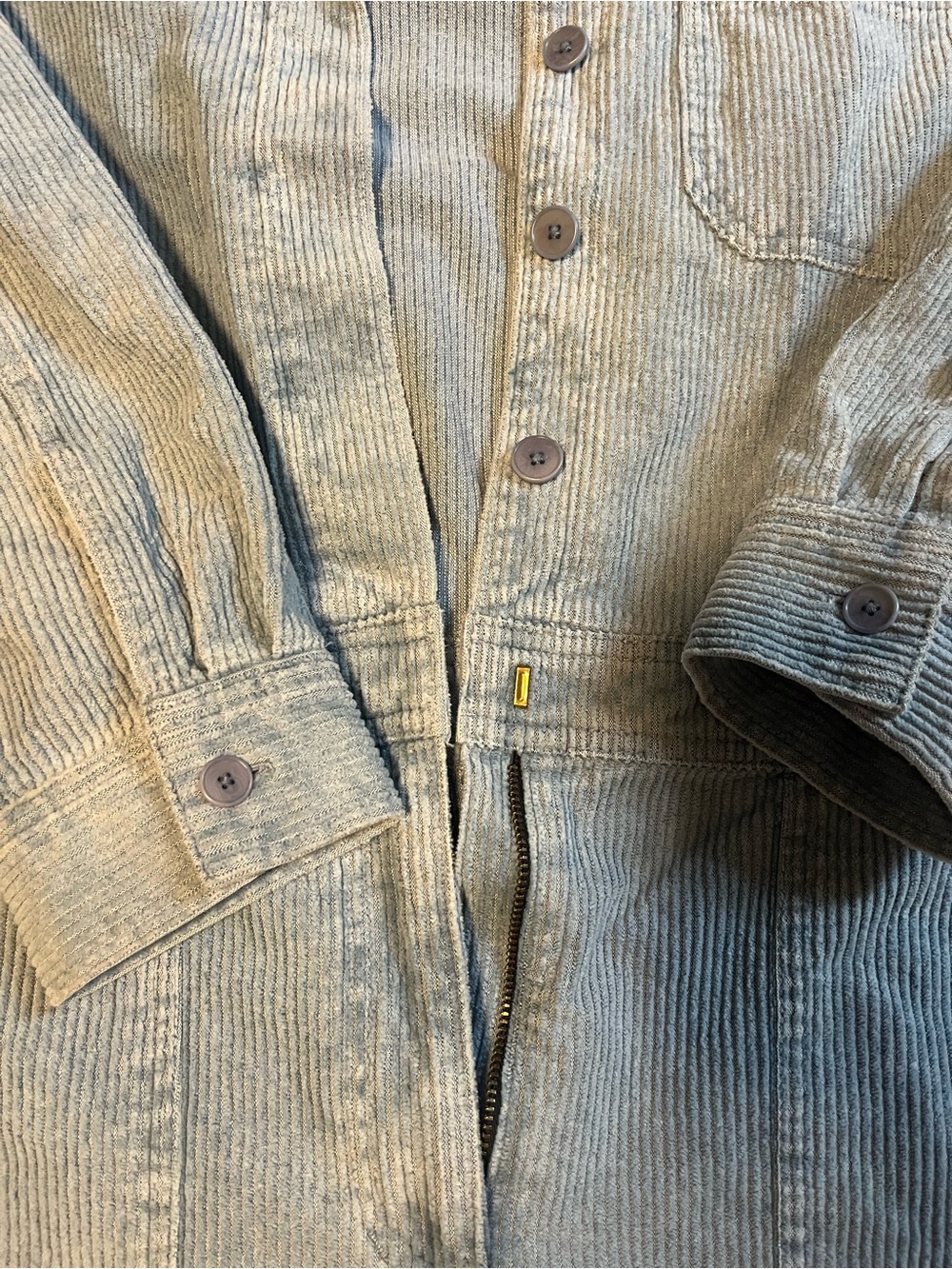J. Crew Light Blue Corduroy Utility Jumpsuit - Picture 2 of 3